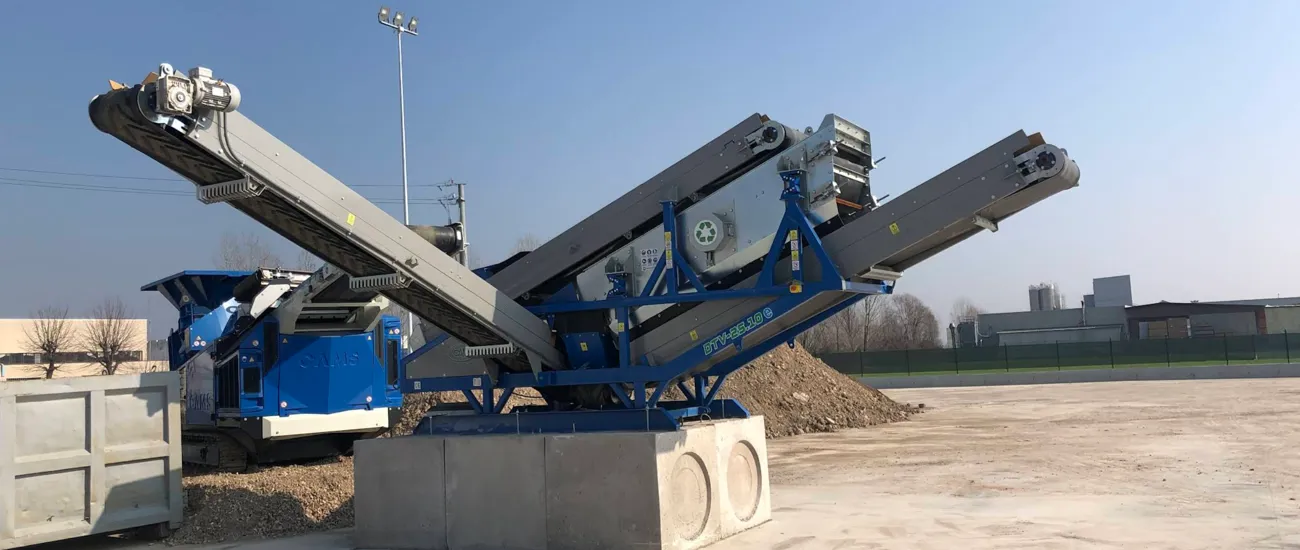 Impianto di recupero rifiuti inerti DMG Servizi Zimella